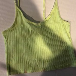 Neon Green crop top